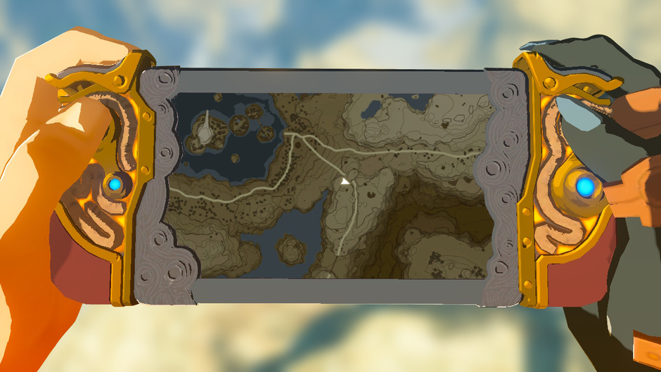 Oromuwak: A Launching Device is a Surface shrine in the Tabantha Frontier region on the Lindor's Brow Skyview Tower map near Lucky Clover Gazette (Map)