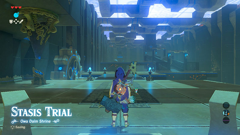 undefined: Stasis Trial in The Legend of Zelda: Breath of the Wild