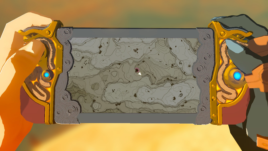 Rotsumamu: A Balanced Plan is a Surface shrine in the Gerudo Highlands region on the Gerudo Highlands Skyview Tower map near Yiga Clan Hideout (Map)