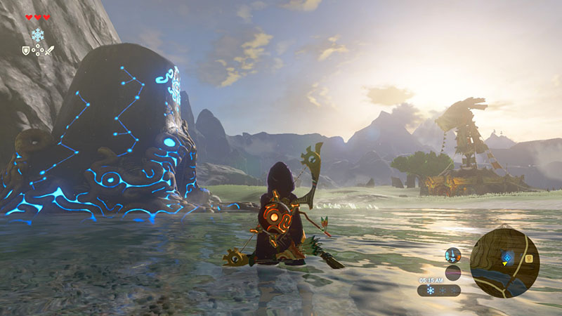 Ha Dahamar: The Water Guides is a shrine in the Dueling Peaks region near Dueling Peaks Stable