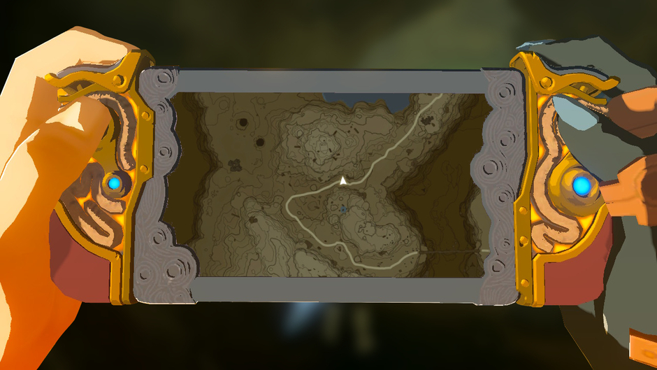 Iun-orok: The Right Roll is a Surface shrine in the Tabantha Frontier region on the Lindor's Brow Skyview Tower map inside the Tanagar Canyon West Cave (Map)