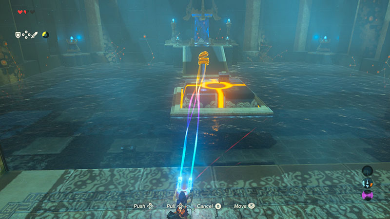 The 'Three Boxes' trial in the shrine undefined