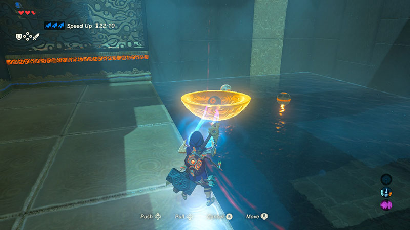 The 'Sunken Scoop' trial in the shrine undefined