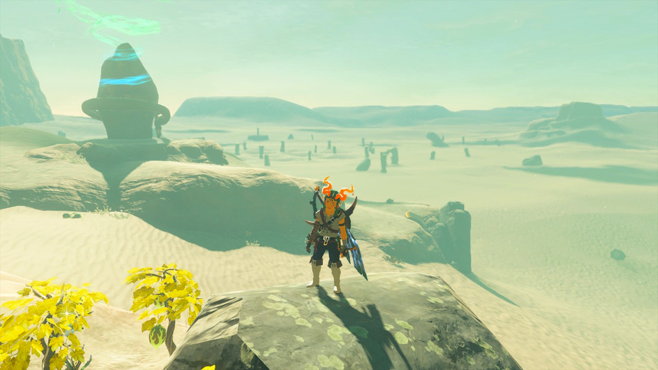 Siwakama: Moving the Spheres is a Surface shrine in the Gerudo Desert region on the Gerudo Canyon Skyview Tower map