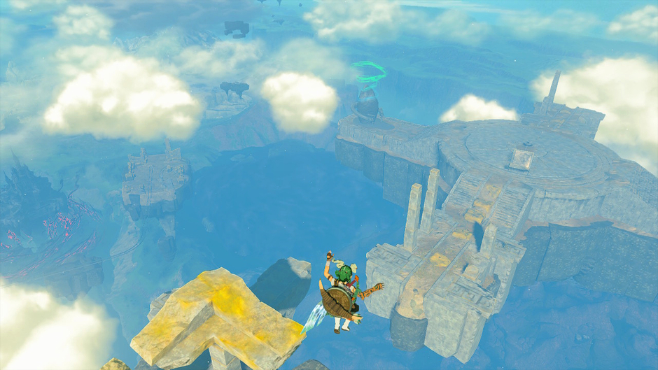 Kadaunar: Water Makes a Way is a Sky shrine in the Eldin Canyon Sky region on the Eldin Canyon Skyview Tower map