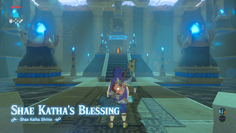 undefined: Shae Katha's Blessing in The Legend of Zelda: Breath of the Wild