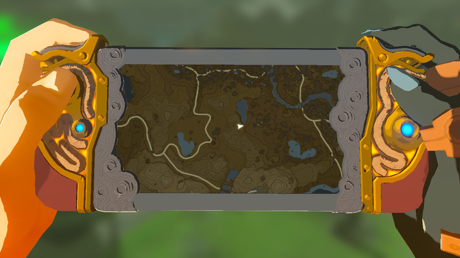 Utsushok: Long or Wide is a Surface shrine in the Faron Grasslands region on the Popla Foothills Skyview Tower map near Highland Stable (Map)