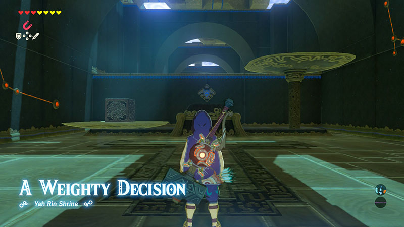 undefined: A Weighty Decision in The Legend of Zelda: Breath of the Wild