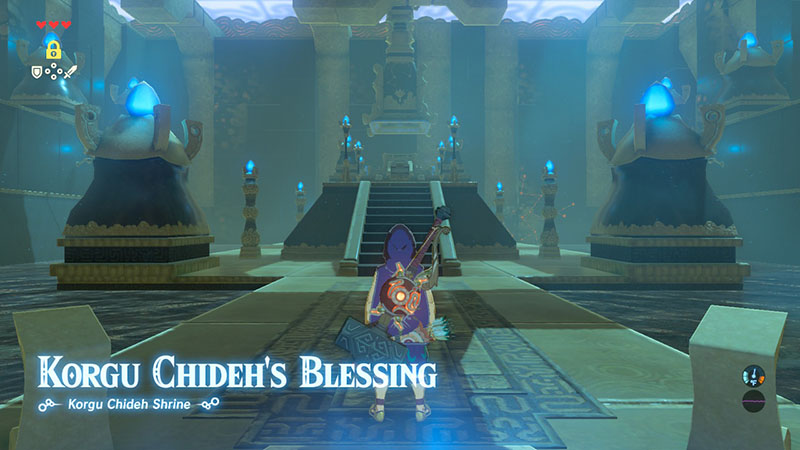 undefined: Korgu Chideh's Blessing in The Legend of Zelda: Breath of the Wild