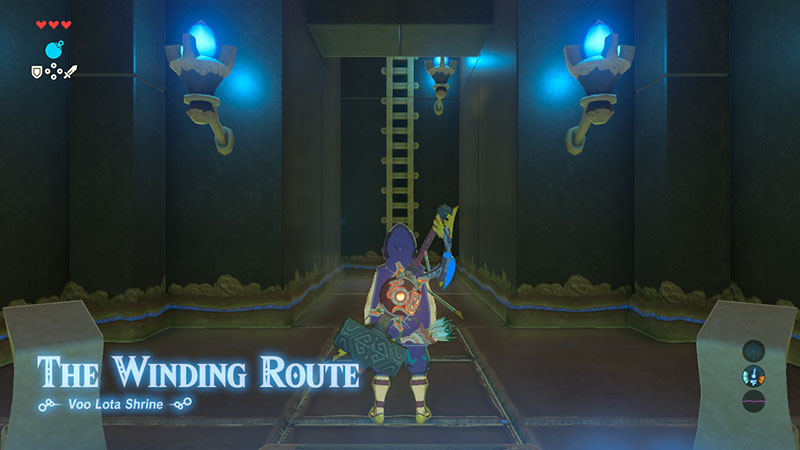 undefined: The Winding Route in The Legend of Zelda: Breath of the Wild