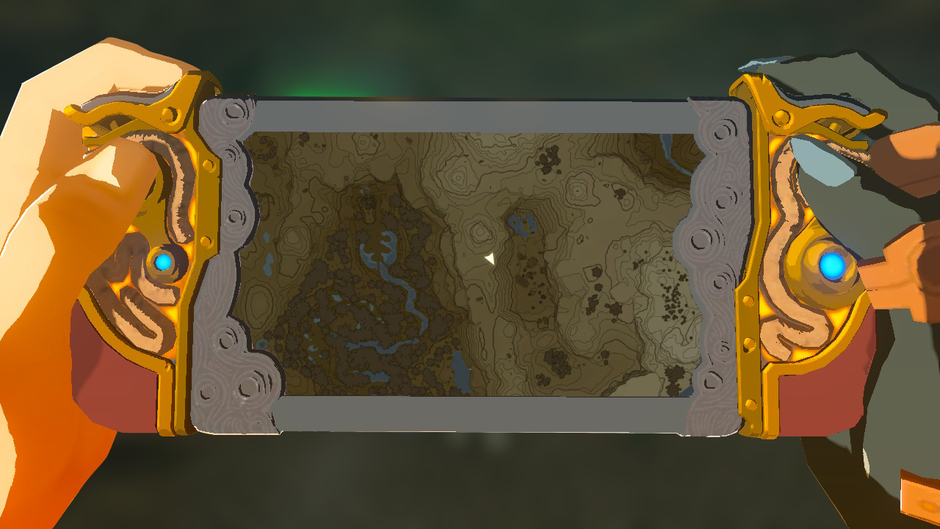 Utojis: Rauru's Blessing is a Surface shrine in the East Necluda region on the Popla Foothills Skyview Tower map inside the Tobio's Hollow Cave (Map)