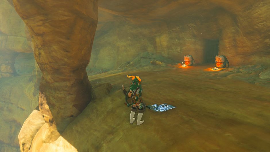 Yiga Blademaster Station in the Gerudo Highlands region