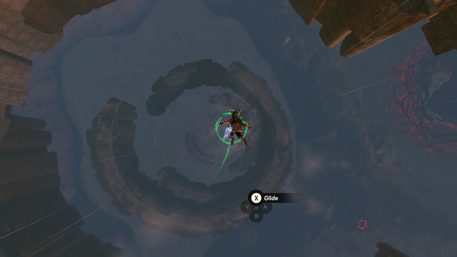 Bravery Island in the Great Hyrule Forest Sky region