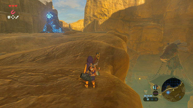 Kay Noh: Power of Electricity is a shrine in the Wasteland region near Gerudo Canyon Stable