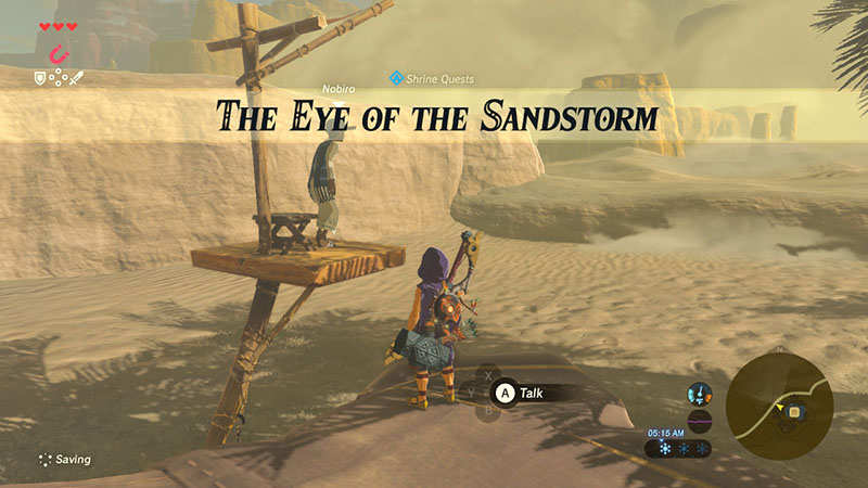 The Eye of the Sandstorm