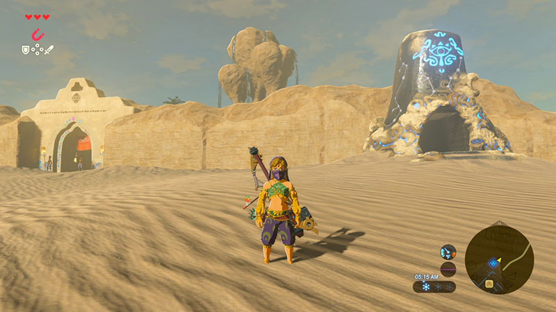 Daqo Chisay: The Whole Picture is a shrine in the Wasteland region near Gerudo Town