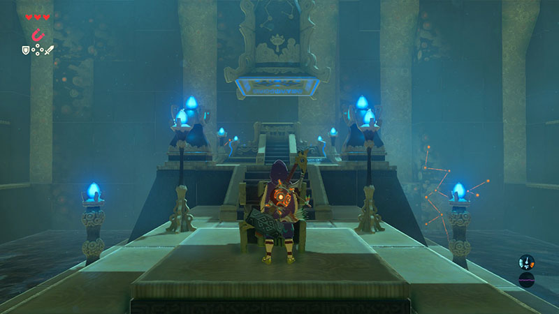 The 'Keeha Yoog's Blessing' trial in the shrine undefined