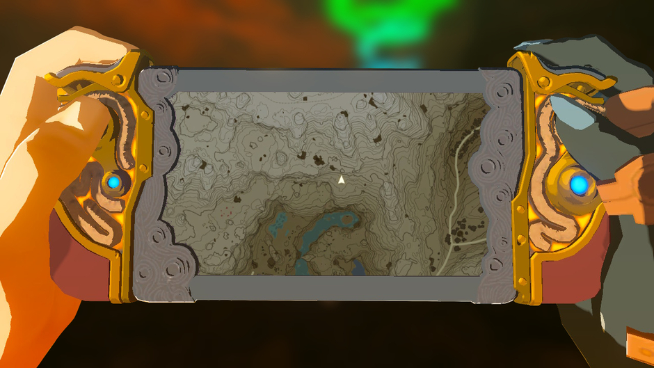 Moshapin: Rauru's Blessing is a Surface shrine in the Eldin Canyon region on the Eldin Canyon Skyview Tower map inside the Lake Intenoch Cave (Map)