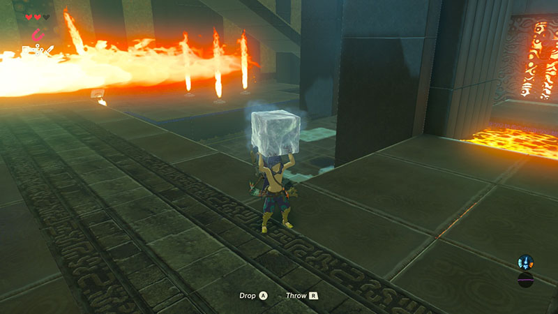 The 'Melting Ice Hazard' trial in the shrine undefined