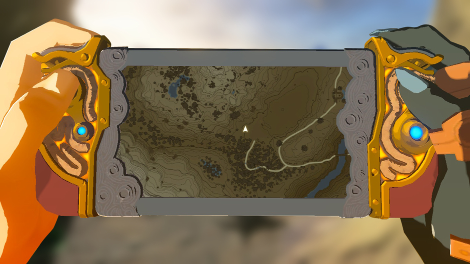 Usazum: Rauru's Blessing is a Surface shrine in the Hyrule Ridge region on the Hyrule Field Skyview Tower map near Nima Plain (Map)