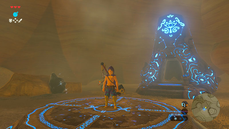 Sho Dantu: Two Bombs is a shrine in the Gerudo region