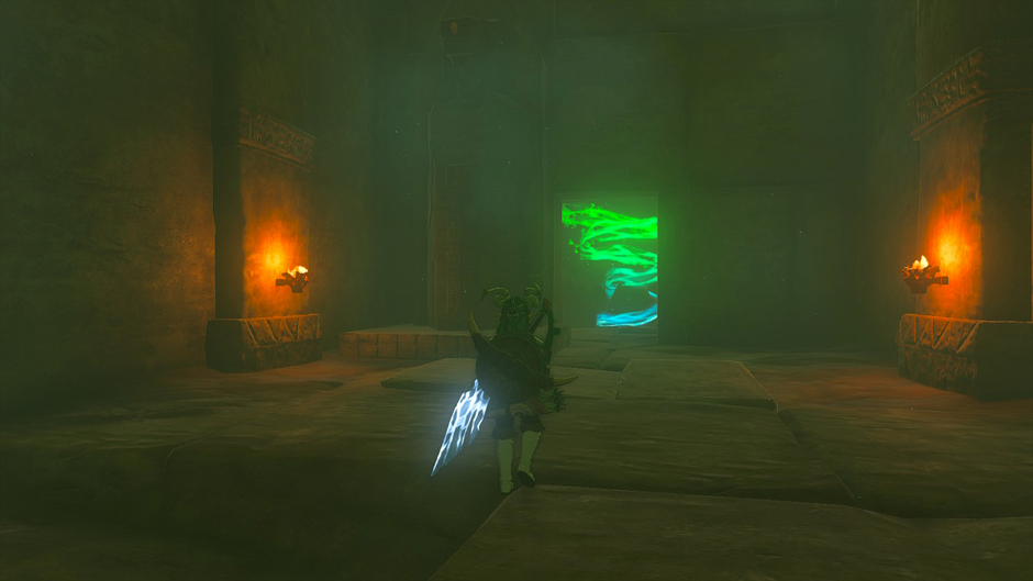 Chichim: Rauru's Blessing is a Surface shrine in the Gerudo Desert region on the Gerudo Canyon Skyview Tower map near Palu Wasteland inside the Ancient Prison Ruins