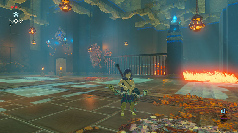 The 'Power of Fire' trial in the shrine undefined