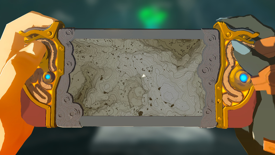 Rutafu-um: Rauru's Blessing is a Surface shrine in the Hebra Mountains region on the Rospro Pass Skyview Tower map inside the Hebra Mountains Northwest Cave (Map)