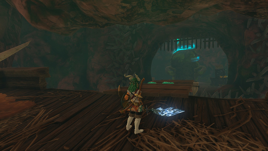 Marari-in: Rauru's Blessing is a Surface shrine in the Necluda Sea region on the Rabella Wetlands Skyview Tower map near Eventide Island inside the Eventide Island Cave