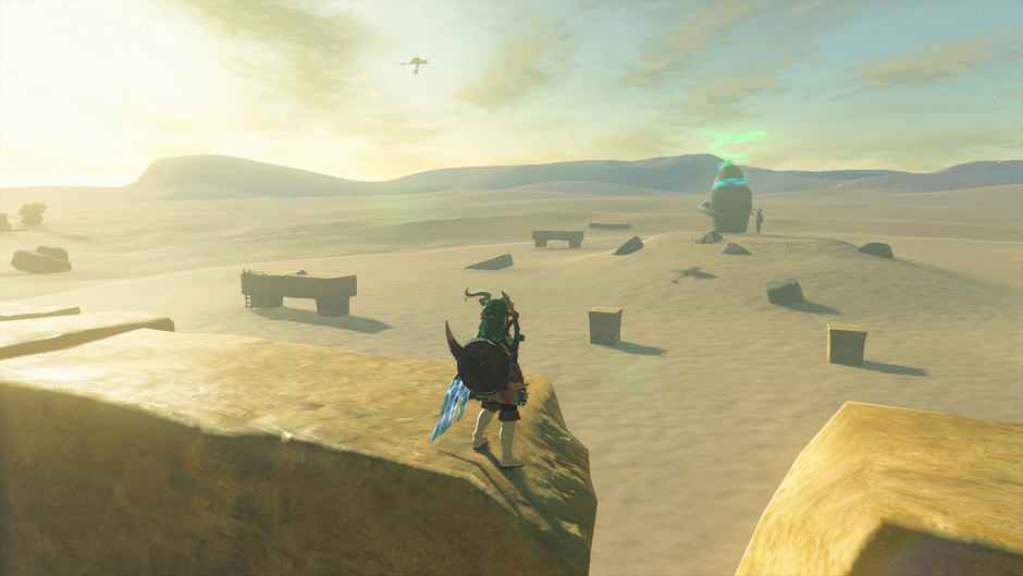 Irasak: Rauru's Blessing is a Surface shrine in the Gerudo Desert region on the Gerudo Canyon Skyview Tower map near Arbiter's Grounds