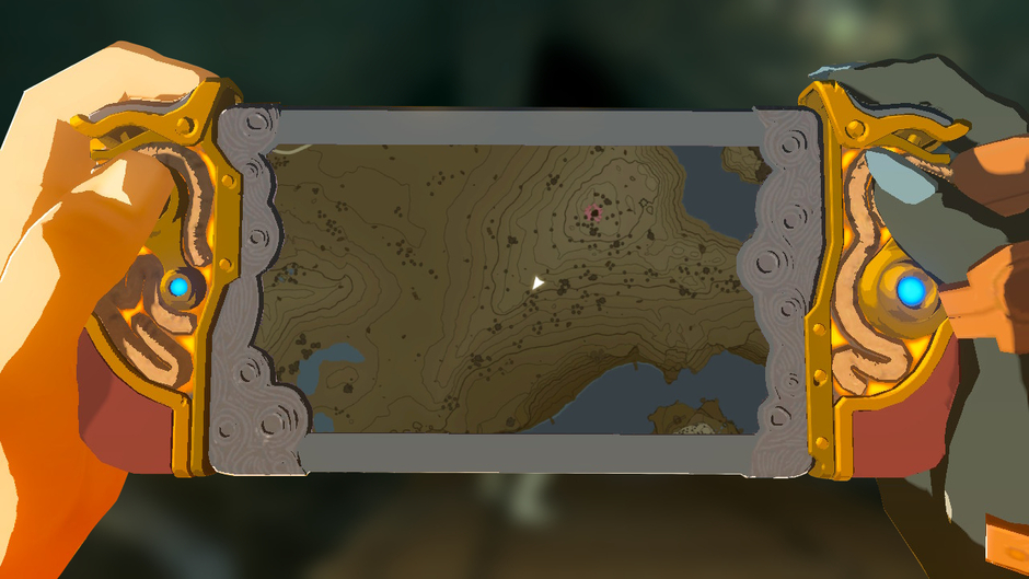 Tenmaten: Rauru's Blessing is a Surface shrine in the Hyrule Field region on the Typhlo Ruins Skyview Tower map inside the Elma Knolls Well (Map)