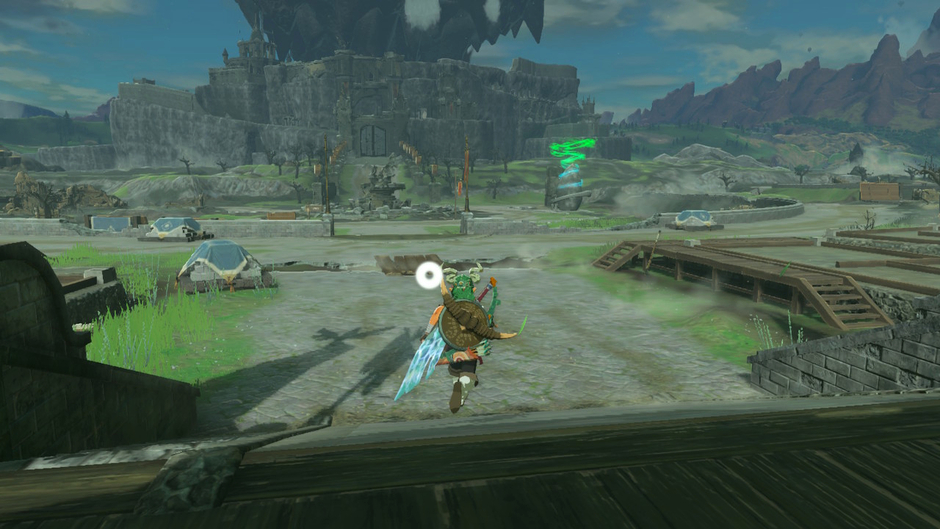 Kyononis: Combat Training is a Surface shrine in the Hyrule Field region on the Lookout Landing Skyview Tower map near Central Square