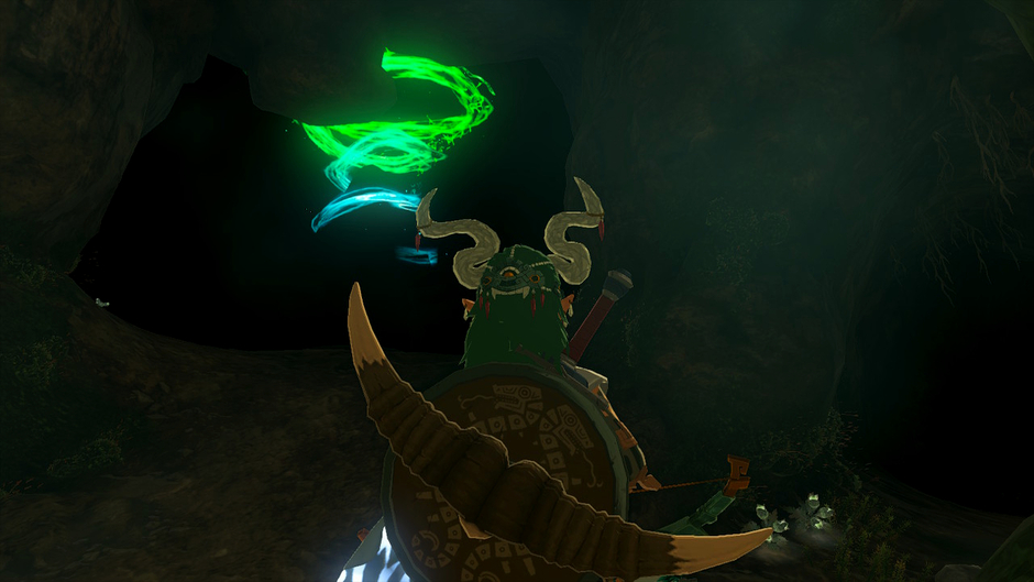 Minetak: Rauru's Blessing is a Surface shrine in the Eldin Mountains region on the Typhlo Ruins Skyview Tower map inside the Deplian Badlands Cave